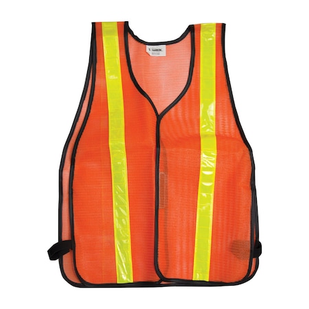 C.H. Hanson C.H. Hanson Reflective Safety Vest Fluorescent Orange One Size Fits All 55150